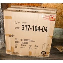 LOT OF 3 NEW  30" X 30" CONVERSATION TABLES