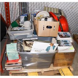 PALLET OF ASSORTED ESTATE GOODS AND COLLECTIBLES