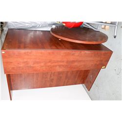 OFFICE DESK W/TABLE