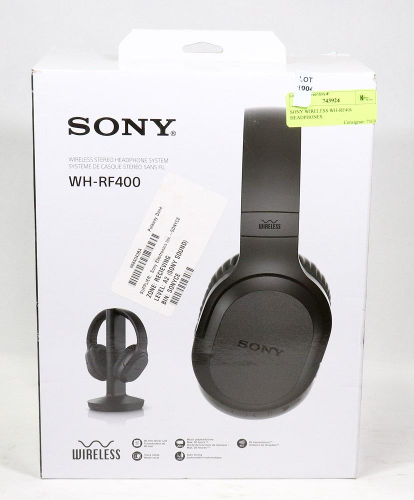 SONY WIRELESS WH-RF400 HEADPHONES. - Kastner Auctions