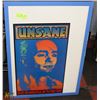 Image 1 : FRAMED UNSANE ROCK ORIGINAL CONCERT POSTER.