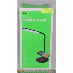 TAP CHARGE LED TABLE LAMP WITH CORDLESS CHARGING