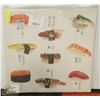 Image 1 : NEW LARGE SUSHI PRINT ON CANVAS