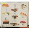 Image 1 : NEW LARGE SUSHI PRINT ON CANVAS