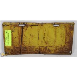 ALBERTA 1926 LICENSE PLATE