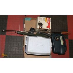 CAMPING PACKAGE INCL 5 IN 1 AIR COMPRESSOR & LIGHT