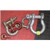 Image 1 : LOT OF 4 HEAVY DUTY CLEVIS INCLUDES 1 1/4, 1 AND