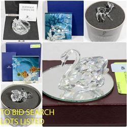 FEATURED LOT: SWAROVSKI ORNAMENTS!