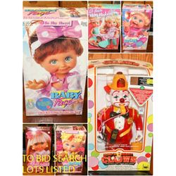 FEATURED LOT: VINTAGE IN ORIGINAL PACKAGE DOLLS!