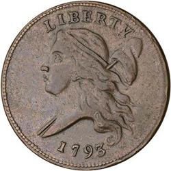 [L#1001] 1793 H1C C-3 R3 VF35.