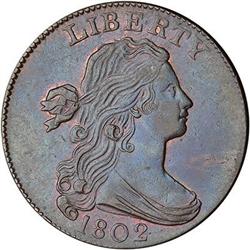 [L#1025] 1802 L1C S-237 R3 AU58.