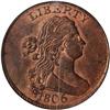 Image 1 : [L#1098] 1806 Half Cent NGC MS64RB