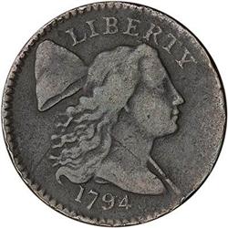 [L#1209] 1794 L1C S-64 R5- VG7+ No Frac Bar