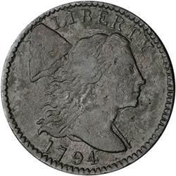 [L#1219] 1794 L1C S-72 R2 VG8. Head of 1795.