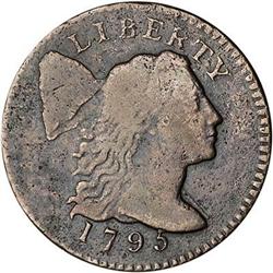 [L#1221] 1795 L1C S-74 R4- VG7. Lettered Edge.