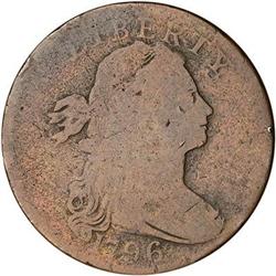 [L#1230] 1796 L1C NC-4 R5+ G5. Draped Bust.