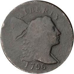 [L#1233] 1796 L1C S-82 R5 G5+. Liberty Cap.