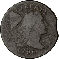 [L#1244] 1796 L1C S-91 R3 VG7. Liberty Cap.