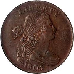 [L#1461] 1805 L1C S-267 R1 NGC MS61 BN