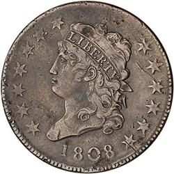 [L#1480] 1808 L1C S-278 R3 F12. Turban Head.