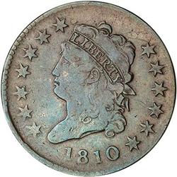 [L#1492] 1810 L1C S-285 R2 F12. Turban Head.