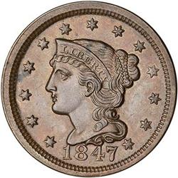 [L#1796] 1847 L1C N-32 R4 AU55.