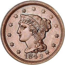 [L#1848] 1849 L1C n-4 MS60