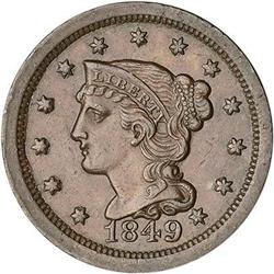 [L#1857] 1849 L1C N-16 R5 VF35.