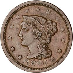 [L#1860] 1849 L1C N-20 R1 AU50.