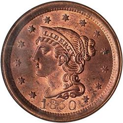 [L#1888] 1850 L1C N-9 R2 NGC MS65 RB