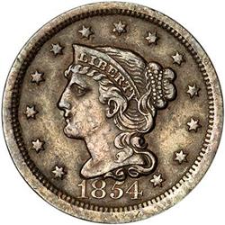 [L#1958] 1854 L1C N-10 VF30