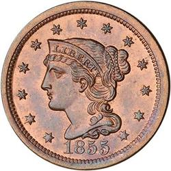 [L#1977] 1855 L1C N-5 R5+ MS65.