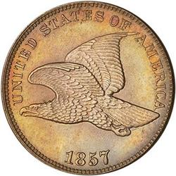 [L#3003] 1857 Flying Eagle. 1c PCGS MS64