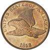 Image 1 : [L#3005] 1858 LL Flying Eagle. 1c PCGS MS65