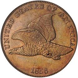 [L#3007] 1856 Flying Eagle. 1c PCGS PF62
