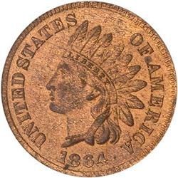 [L#3010] 1864-L 1c PCGS MS64 Red