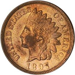 [L#3032] 1897 1c NGC MS64RB