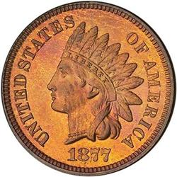 [L#3048] 1877 Indian 1c PCGS PF64RB