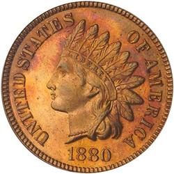 [L#3051] 1880 1c PCGS PF65 Red