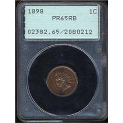 [L#3053] 1898 1c PCGS PF65RB
