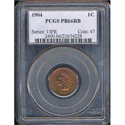 [L#3055] 1904 1c PCGS PF66RB