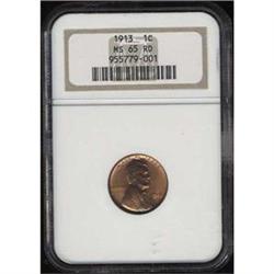 [L#3066] 1913 1c NGC MS65 Red