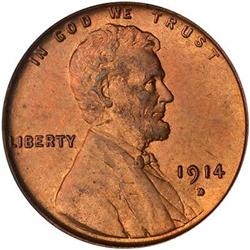 [L#3068] 1914-D 1c PCGS MS64 Red