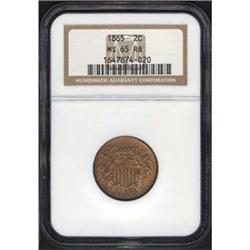 [L#3126] 1865 2c NGC MS65RB