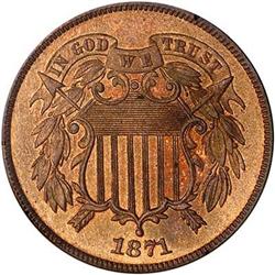 [L#3128] 1871 2c PCGS PF65RB