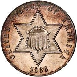 [L#3137] 1866 3cS PCGS PF65