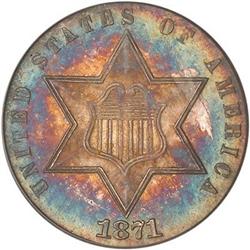 [L#3139] 1871 3cS PCGS MS67