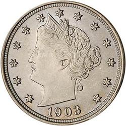 [L#3204] 1903 5c NGC MS65