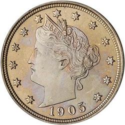 [L#3207] 1905 5c NGC MS66