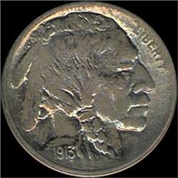 [L#3233] 1913 5C TYPE 1 AU58 PVC haze